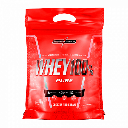 Whey 100% pure pouch cappuccino 907g
