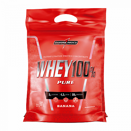 Whey 100% pure pouch 907g banana