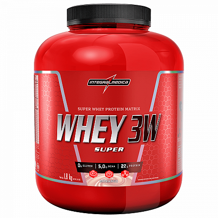 Super Whey 3w Morango 1.800gr