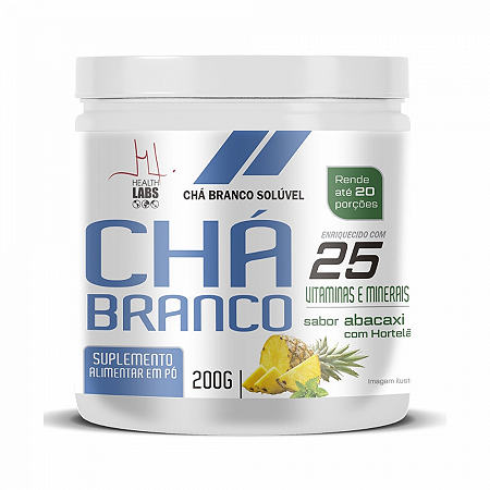 Cha branco 200g abacaxi com hortela