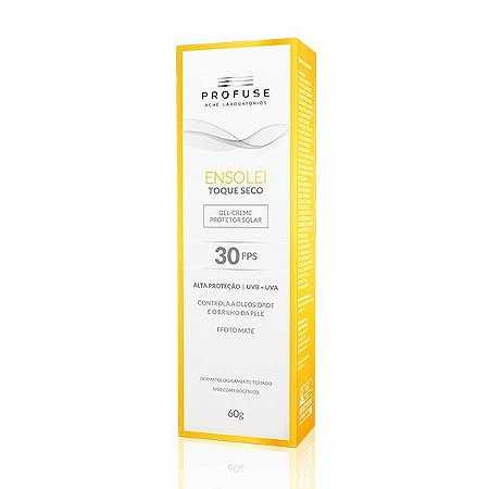 Protetor solar profuse ensolei toque seco fps30 60g