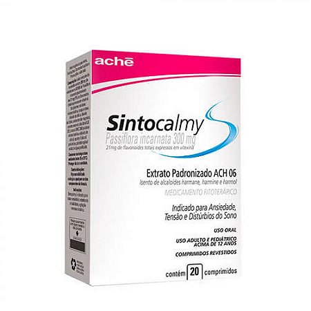 Sintocalmy 300mg com 20 comprimidos