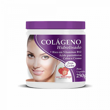 Colageno em po morango 250g