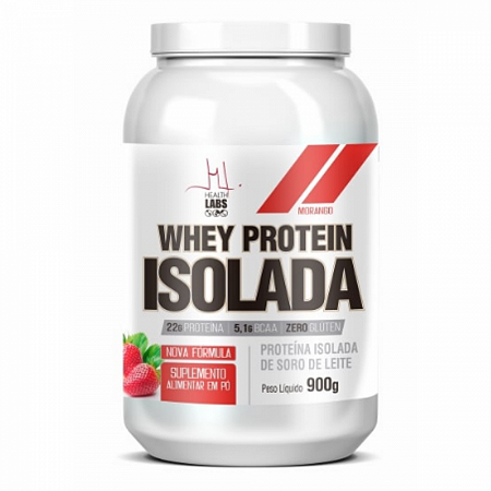 Whey Isolado Morango 900g