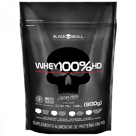 Whey 100% hd chocolate 900g refil