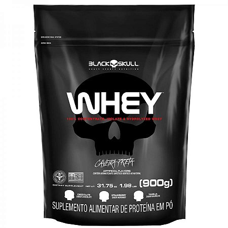 Whey protein 900g refil baunilha