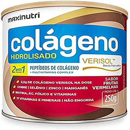 Colageno Hidrolisado Verisol Frutas Vermelhas 250g