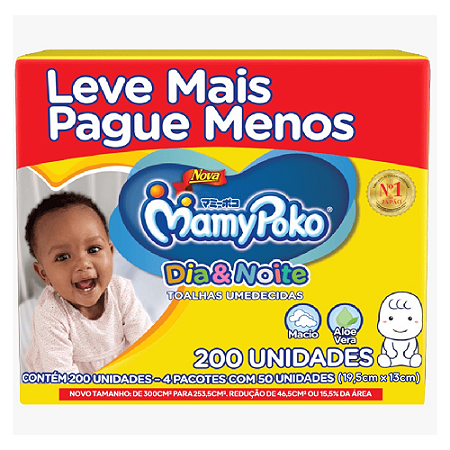 TOALHA UMED MAMYPOKO DIAENOITE 200UN