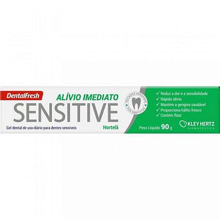 Dentalfresh sensitive alivio imediato 90g