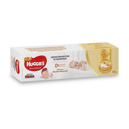 Creme de assadura huggies puro e natural 80g