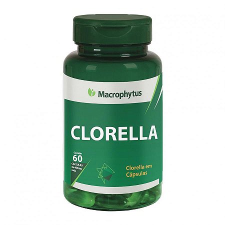Clorela 400mg com 60 capsulas