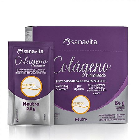 Colageno hidrolisado neutro c/30saches
