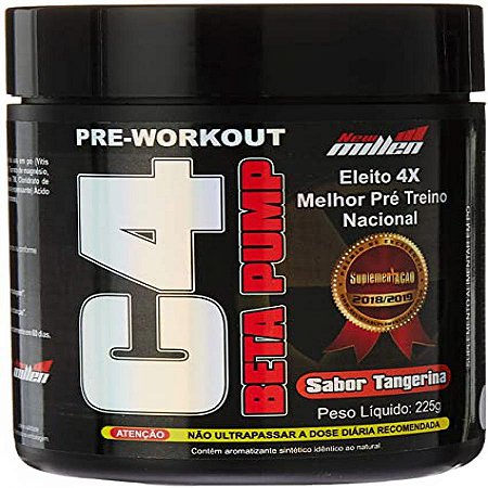 C4 beta pump 225g tangerina