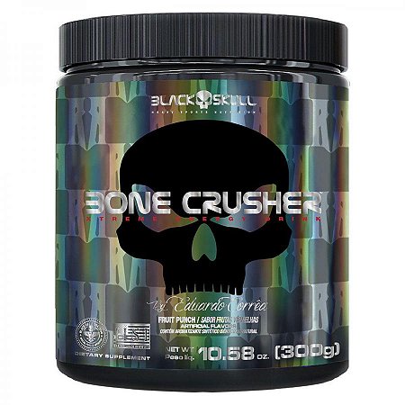 Bone crusher (300g) - sabor fruit punch, black skull