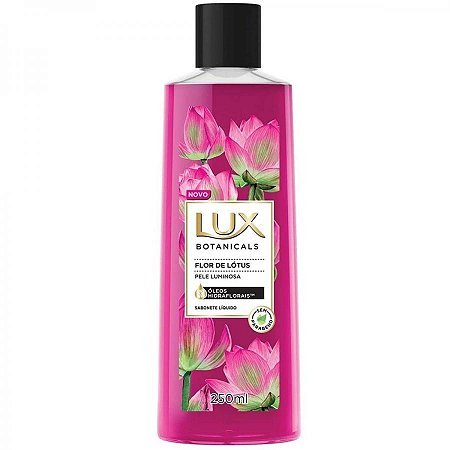 Sabonete liquido lux botanicals flor de lotus 250ml