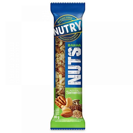 Barra cereal nutry nuts sementes