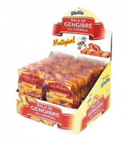 Balas de gengibre mel e propolis ziinziin