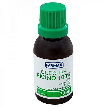 Oleo de ricino puro 30ml farmax