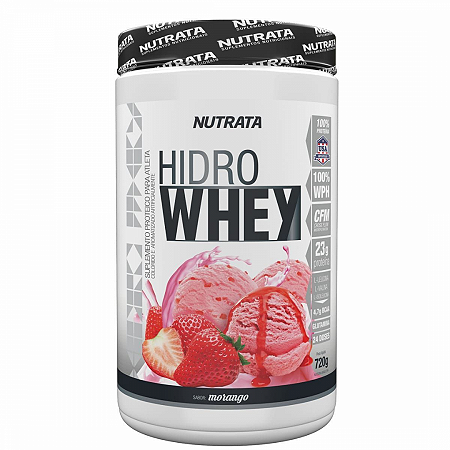 Hidro whey morango 720g