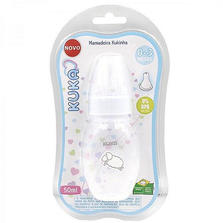 Mamadeira kukinha branca 50ml kuka