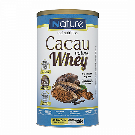 Cacau nature whey 70 420g