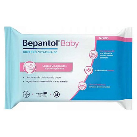 BEPANTOL BABY LENCO UMED. C/48 UNIDS