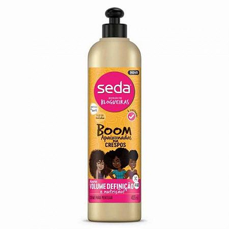 Creme de pentear seda boom apaixonadas por crespos com 400ml