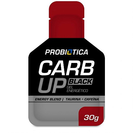 Carb-up gel black morango sache 30g probiotica