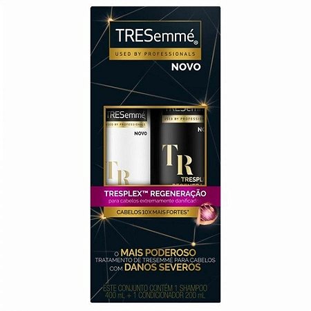 Kit tresemme shampoo tresplex com 400ml + condicionador com 200ml