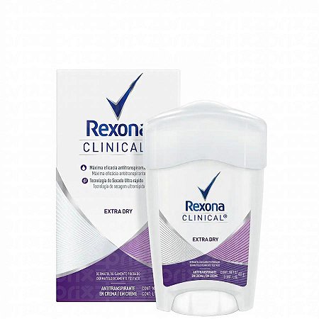 Antitranspirante Aerossol Extra Dry Rexona Clinical 150ml