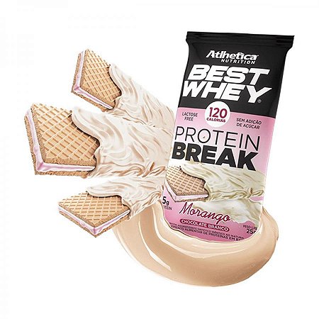 Best whey bar break morango 25g