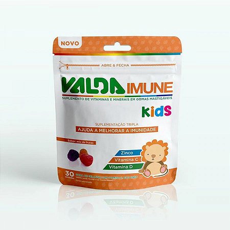 Valda imune kids com 30 gomas