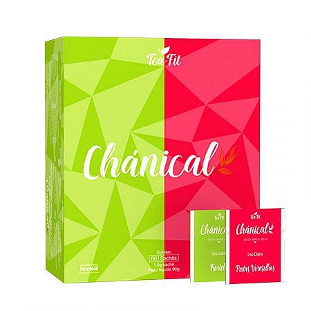 Chanical cha verde frutas vermelhas e hortela c/60 saches