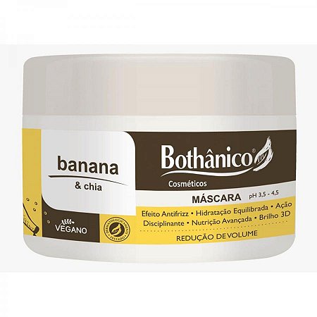 Mascara 250g banana e chia - bothanico hair
