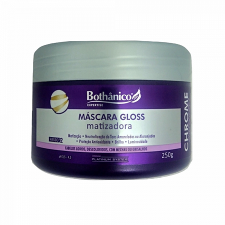 Mascara 250g chrome matizador - bothanico hair