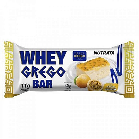 Whey grego bar mousse de maracuja - 1 un - nutrata