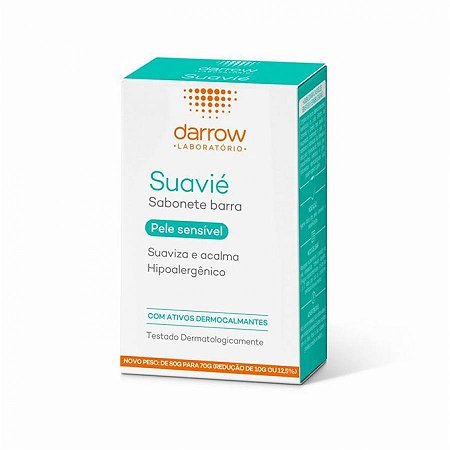 Sabonete em barra suavie pele sensivel com 70g