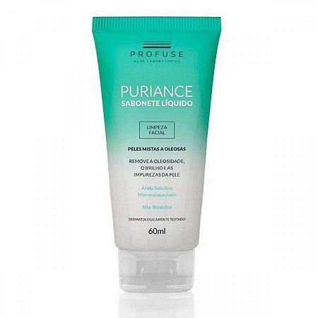 Sabonete liquido facial profuse puriance pele mista a oleosa com 60ml