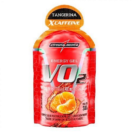 Vo2 energy gel caffeine - 1 sache tangerina - integralmedica, integralmedica
