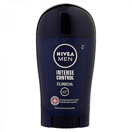 Desodorante nivea men clinical intense control antitranspirante em barra com 42g