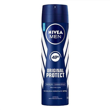 Kit desodorante aerosol nivea men black&white invisible com 2 unidades