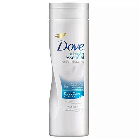 Locao hidratante corporal dove nutricao essencial suave com 200ml dove