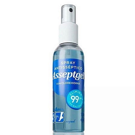 Spray antisseptico asseptgel clorexidina original 120ml