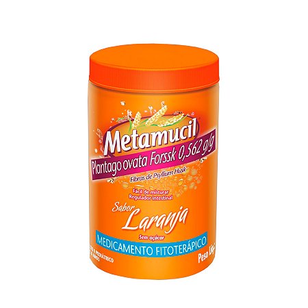 Metamucil sabor laranja 174g
