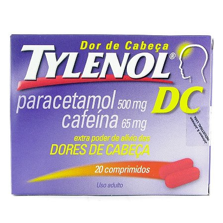 Tylenol dc 500mg 20 comprimidos