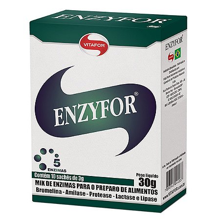 Enzyfor com 10 saches de 3g