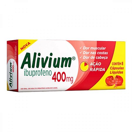 Alivium 400mg 8 capsulas