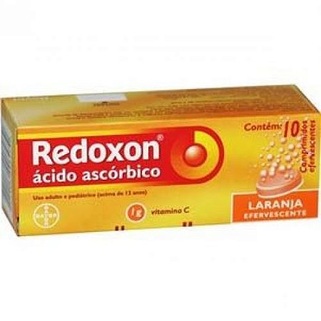 Redoxon 1g sabor laranja 10 comprimidos efervescentes
