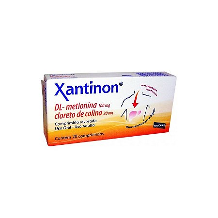 Xantinon com 30 comprimidos