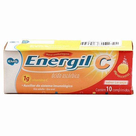 Energil c 1g com 10 comprimidos efervescentes